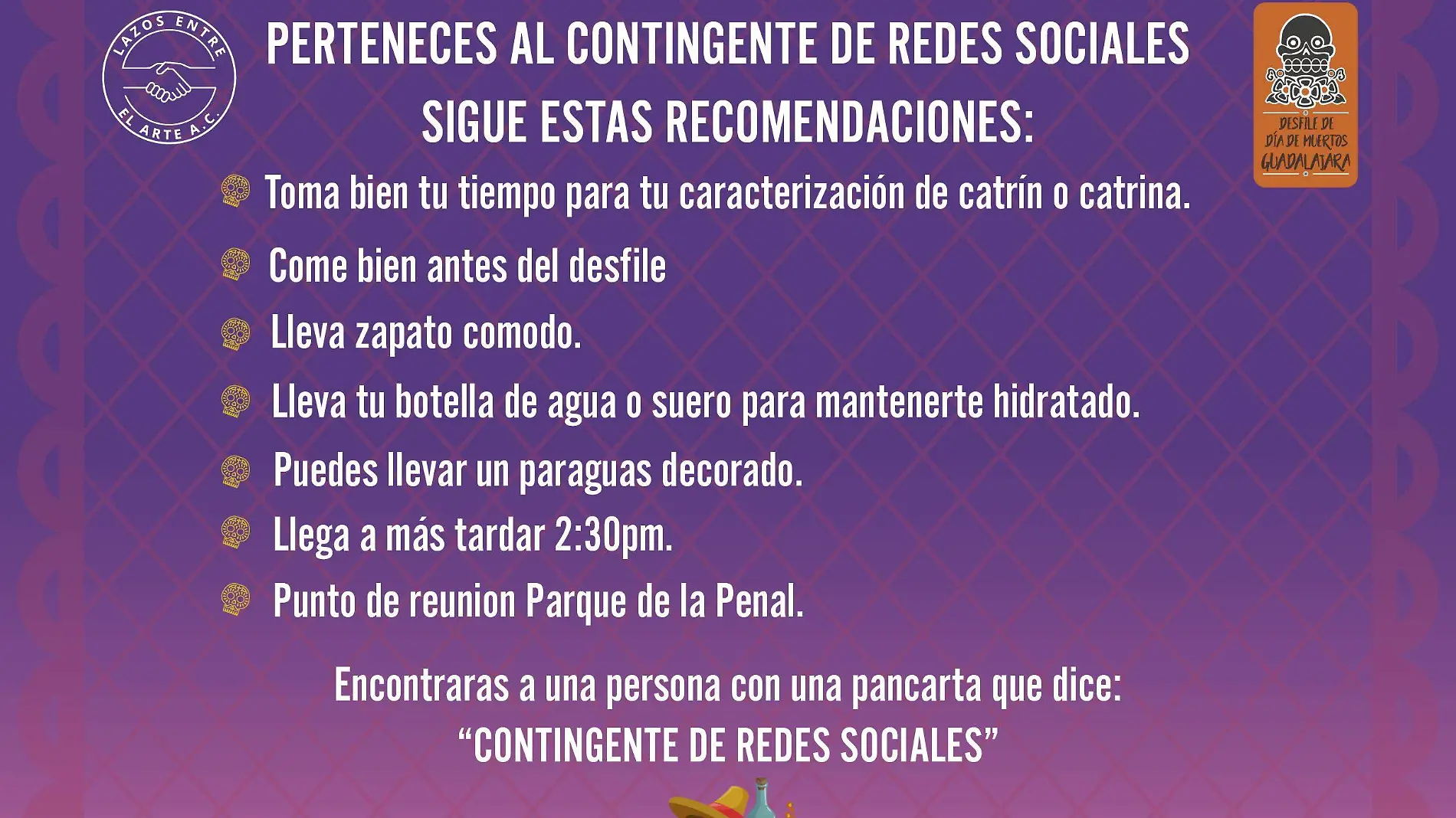 Recomendaciones contigente redes sociales